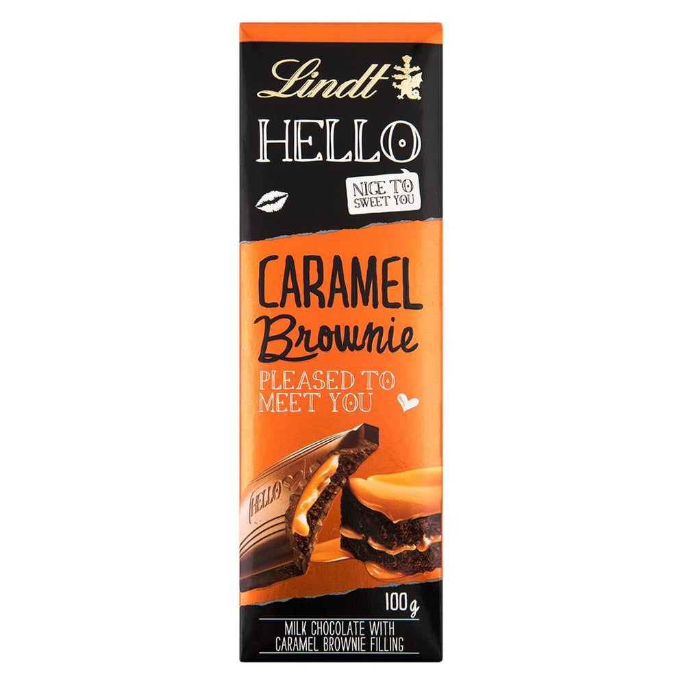 Buy Lindt HELLO Caramel Brownie 100g Online