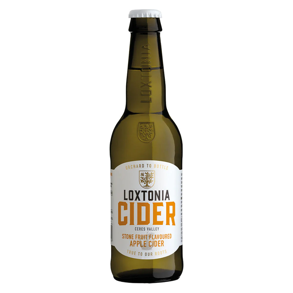Buy Loxtonia Stone Fruit Apple Cider 340ml Bottle 4 Pack Online