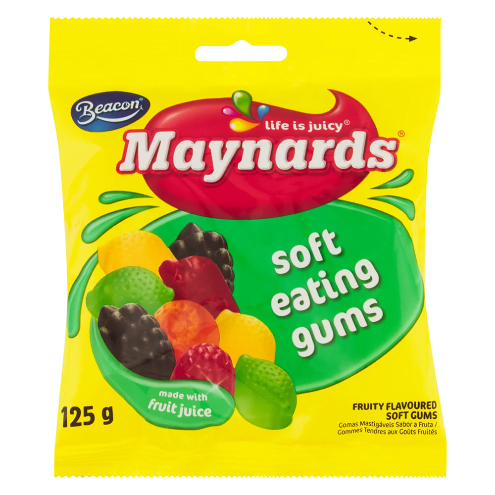 Buy Maynards Soft Eating Gums - Fruit Flavoured 125g Online