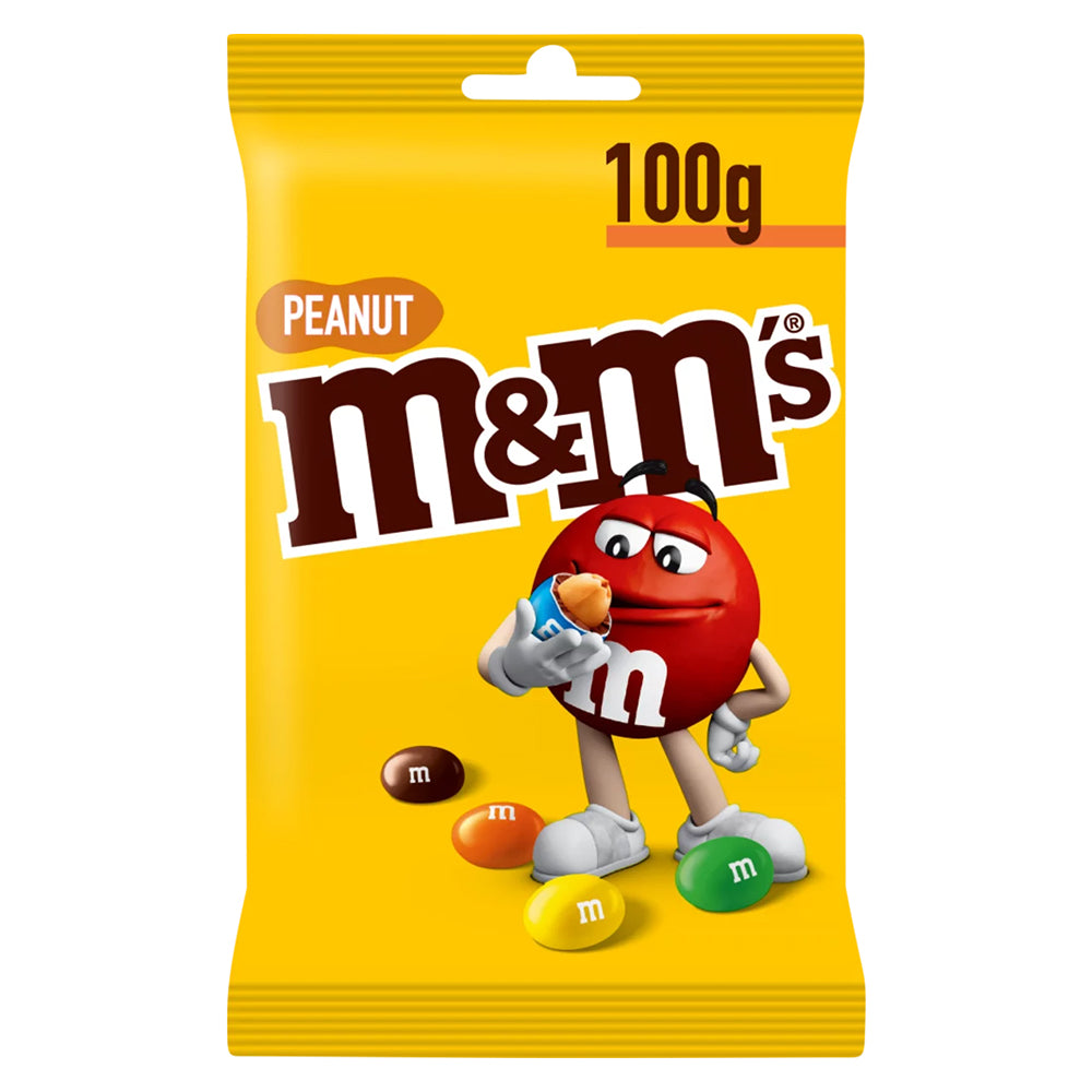 Buy M&M's Chocolate Coated Peanuts Medium 100g Online