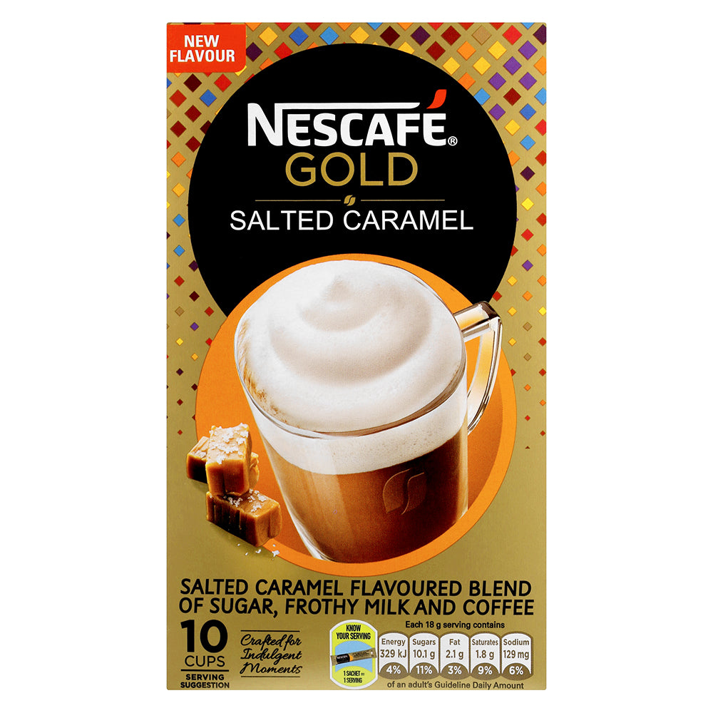 Buy Nescafe Cappuccino Salted Caramel Sachets Online