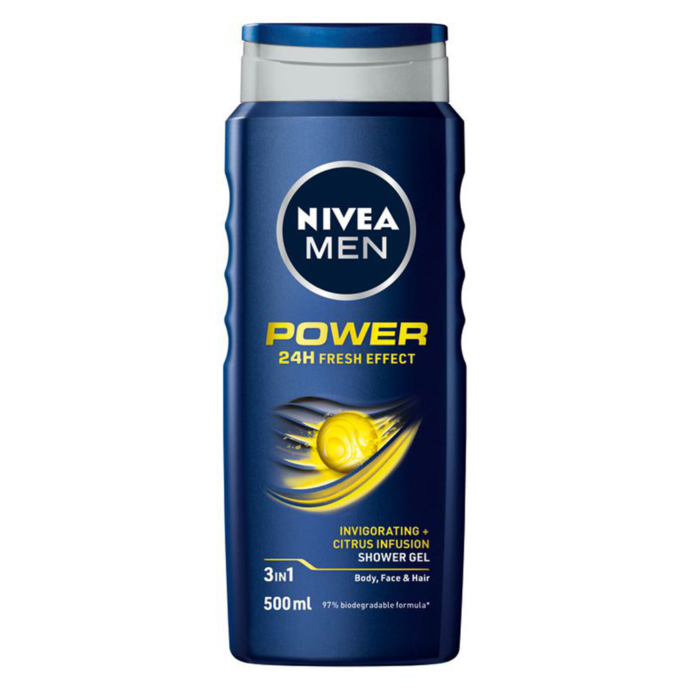 Buy Nivea Men Power Fresh Shower Gel 500ml Online