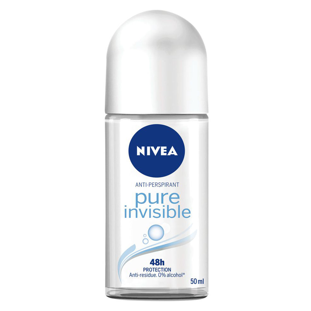 Buy Nivea Roll On Pure Invisible Anti-Perspirant 50ml Online
