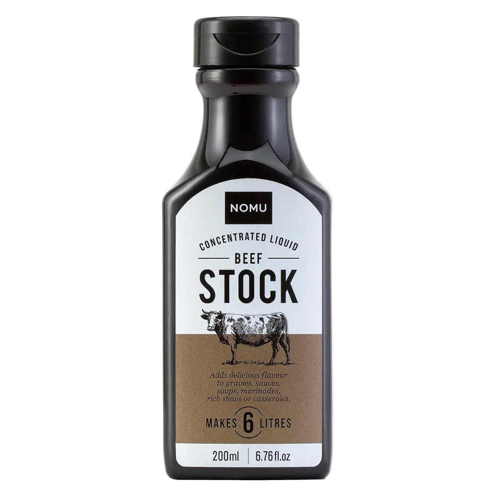 Buy Nomu Concentrated Liquid Beef Stock 200ml Online