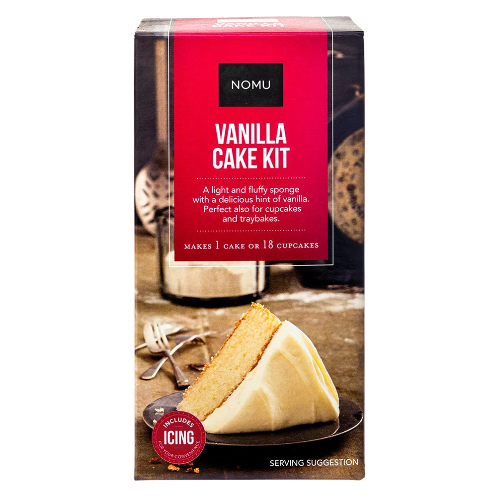 Buy Nomu Vanilla Cake Baking Kit 820g Online