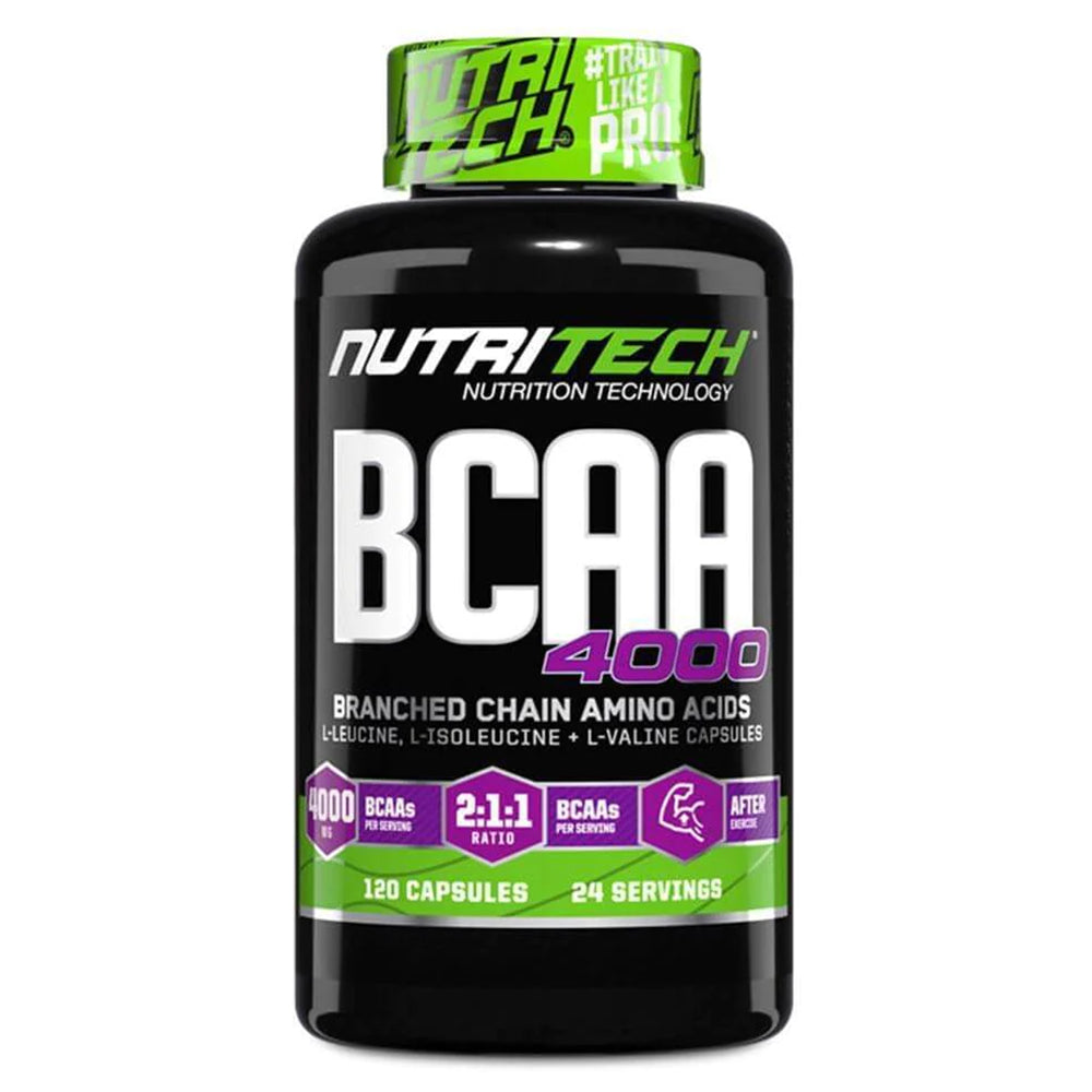 Buy Nutritech BCAA 4000 120 Capsules Online