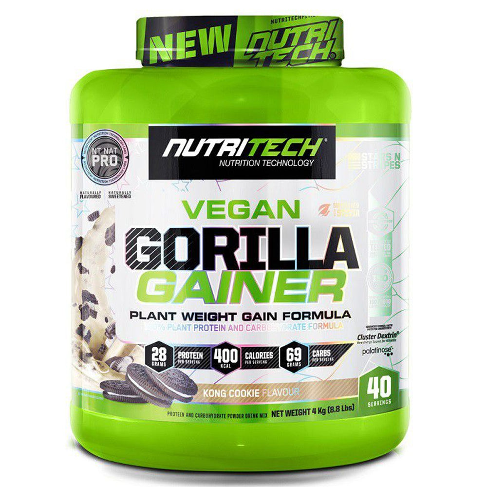 Buy Nutritech Vegan Gorilla Gainer - Kong Cookie 4kg Online