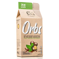 Buy Orbs Roasted Chickpeas Dark Chocolate Peppermint 65g Online