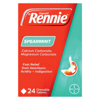 Buy Rennie Tablets Spearmint 24s Online