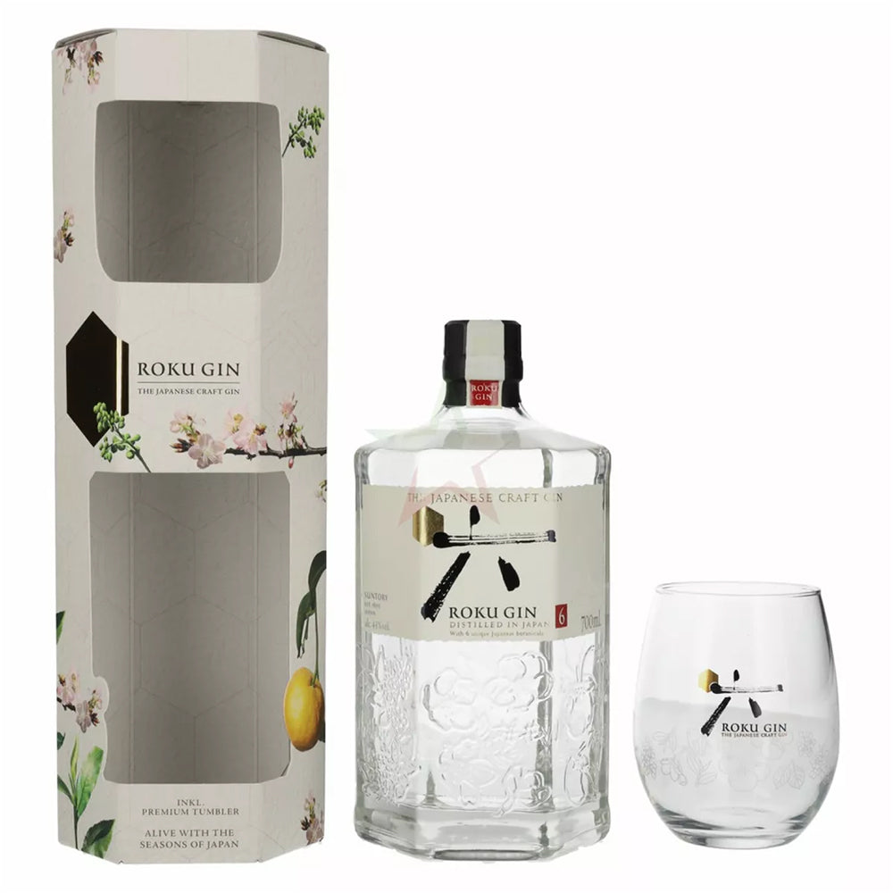 Buy Roku Japanese Craft Gin & Glass Online