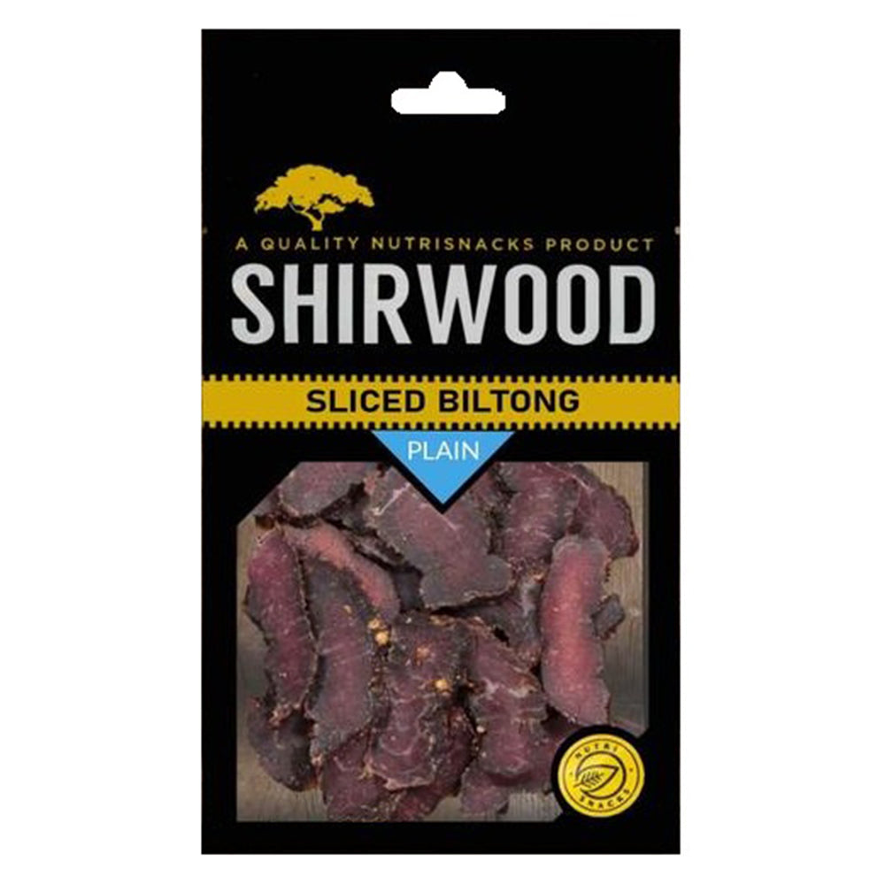 Buy Shirwood Biltong Sliced Plain 180g Online