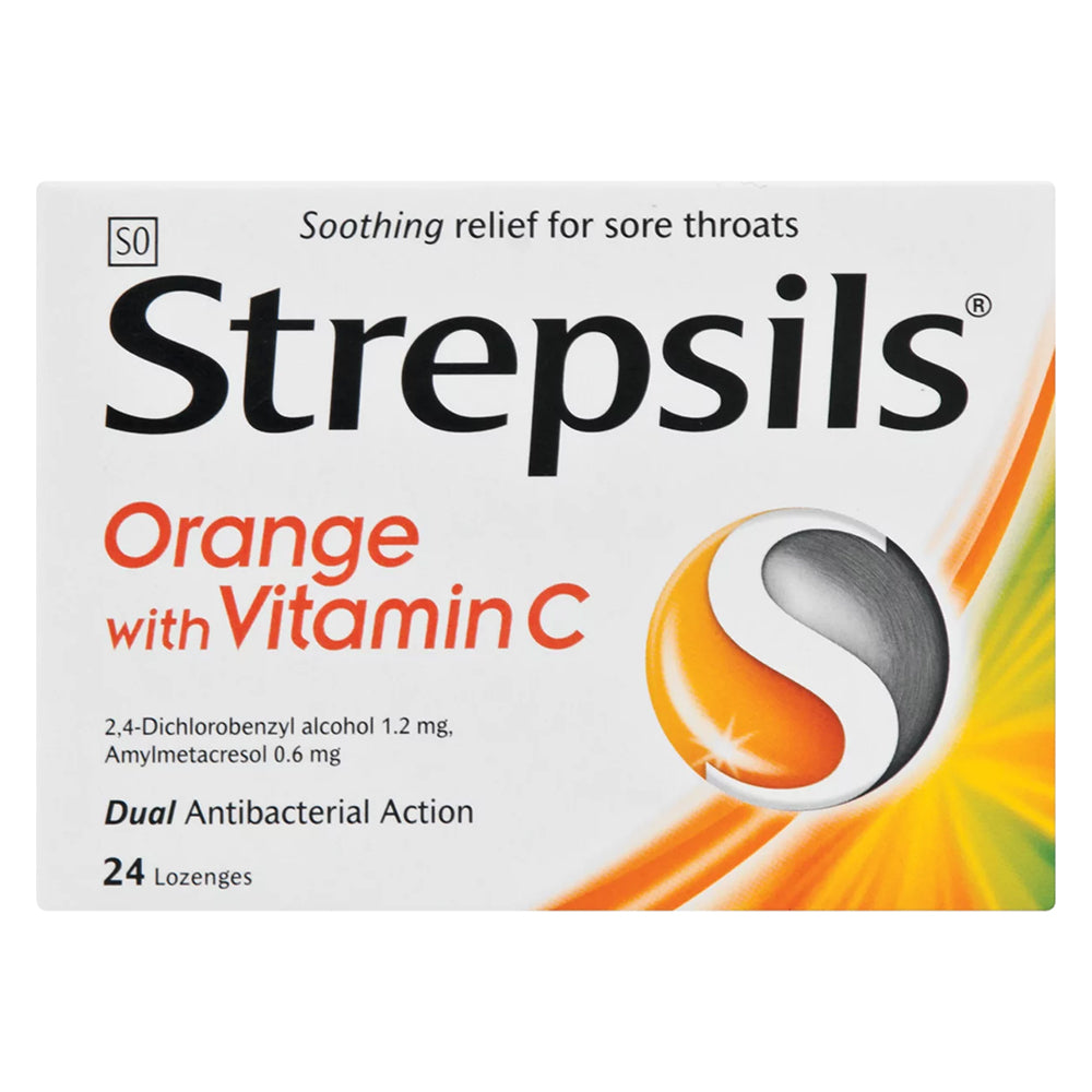 Buy Strepsils Orange 24 Pack Online