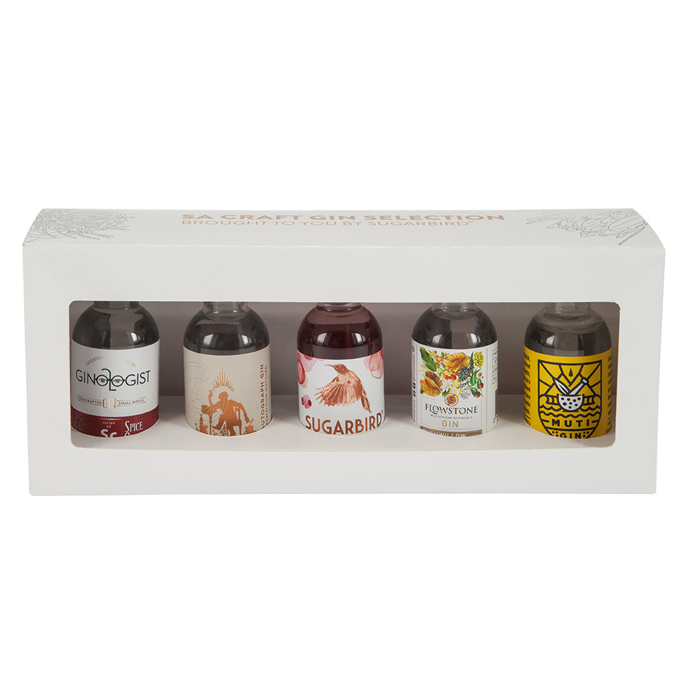 Buy Sugarbird Mixed South African Craft Gin - 5 Pack Online