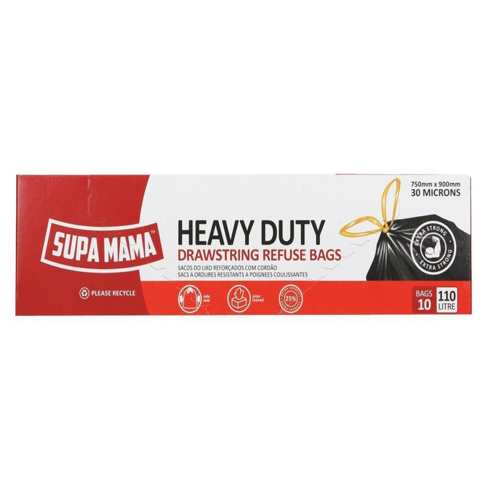 Buy Supa Mama Heavy Duty Refuse Bags - 10 Online