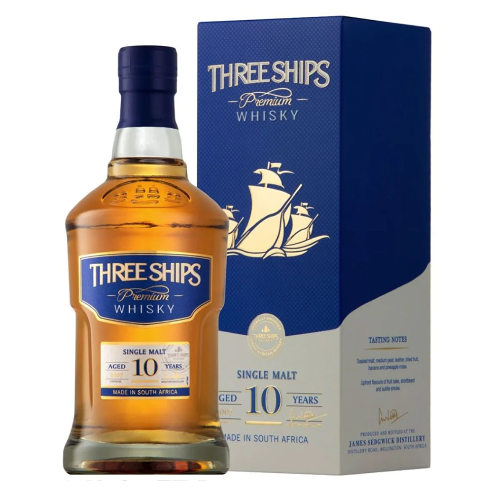 Buy Three Ships 10 Year Old Single Malt Whisky 750ml Online