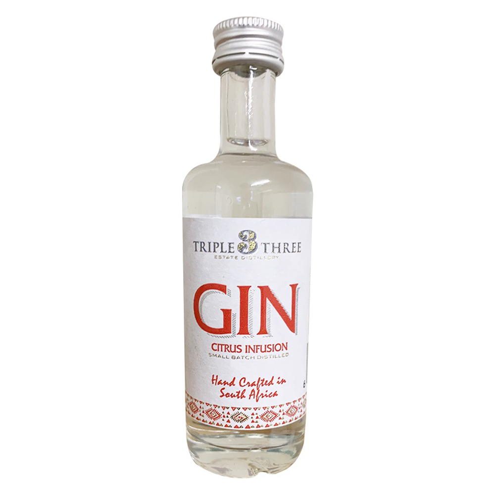 Buy Triple Three Gin Citrus Infusion Mini 50ml Online