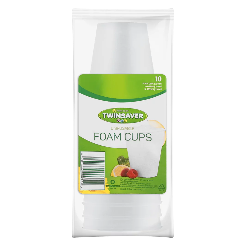 Buy Twinsaver Foam Cups Pack of 10 Online