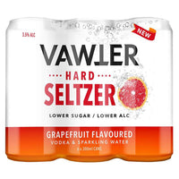 Buy Vawter Grapefruit Hard Seltzer 300ml Can 6 Pack Online
