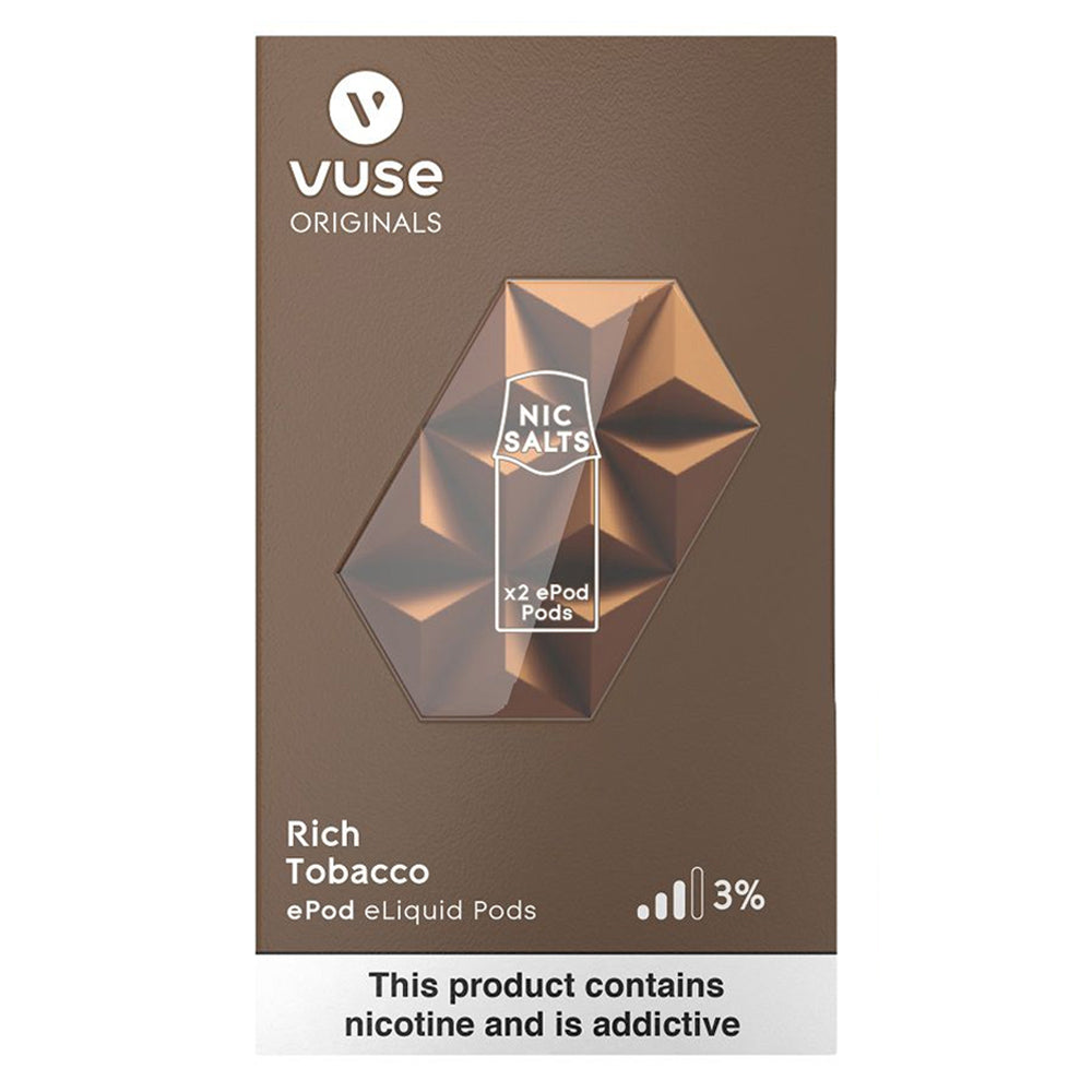 Buy Vuse ePod Rich Tobacco 3% 2 Pack Online
