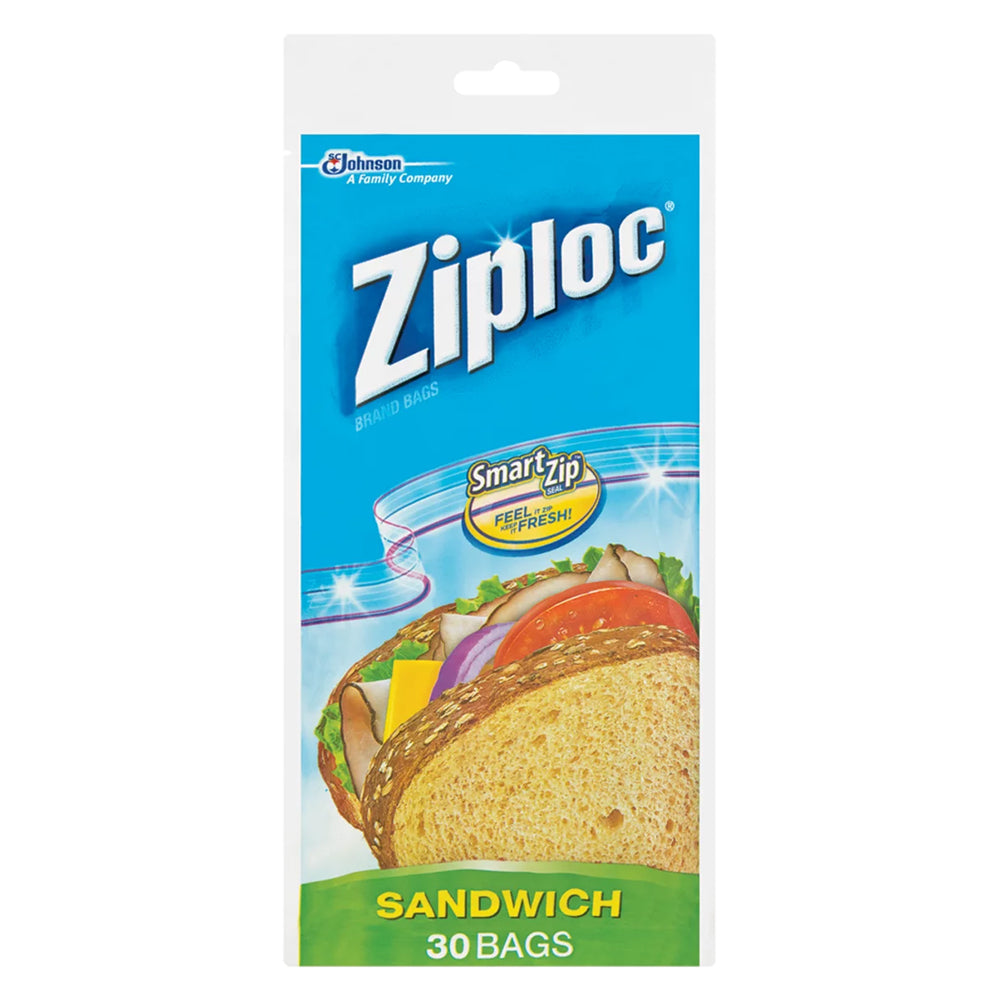 Buy Ziploc Sandwich Bags - 30 Pack Online
