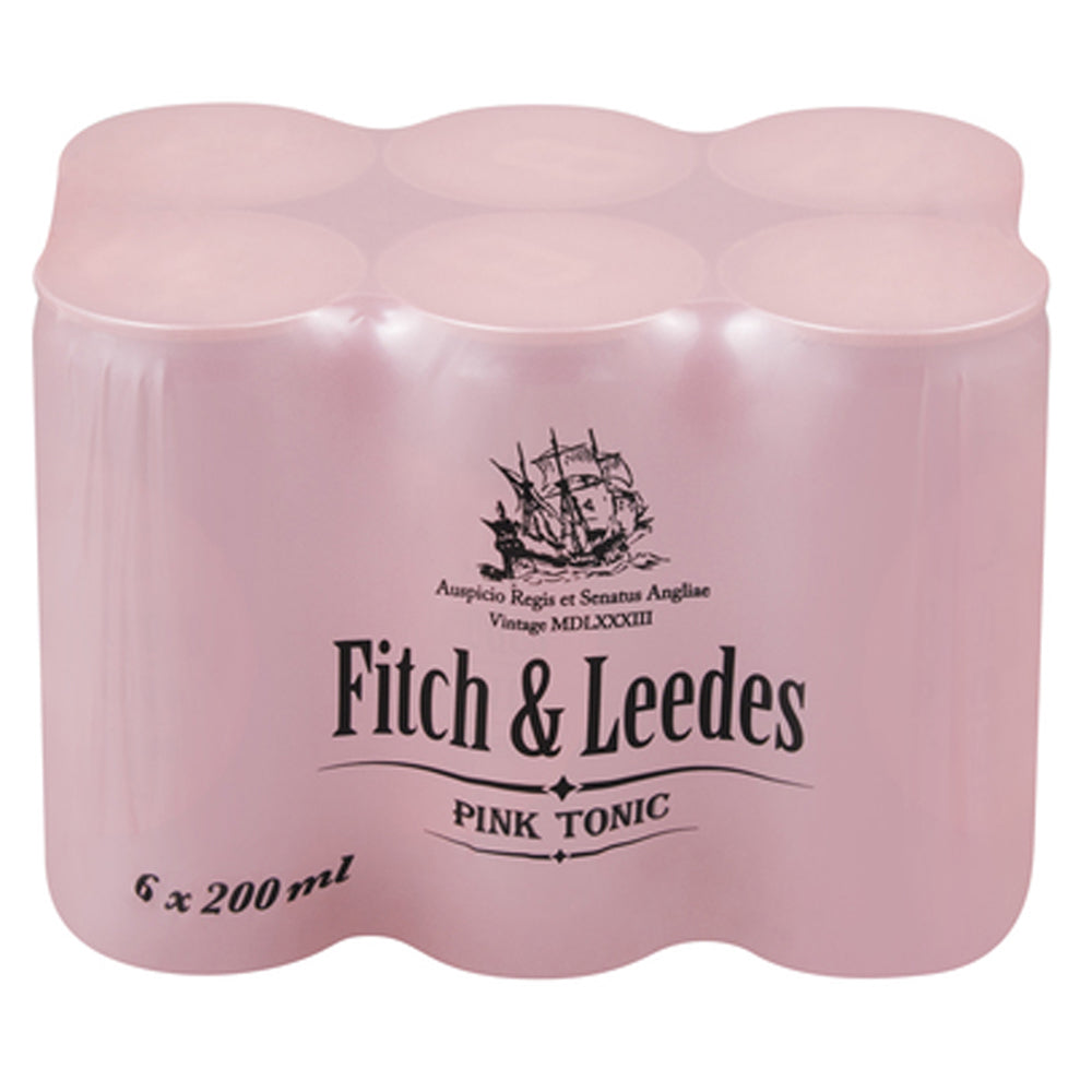 Buy Fitch & Leedes Pink Tonic 200ml 6 Pack Online