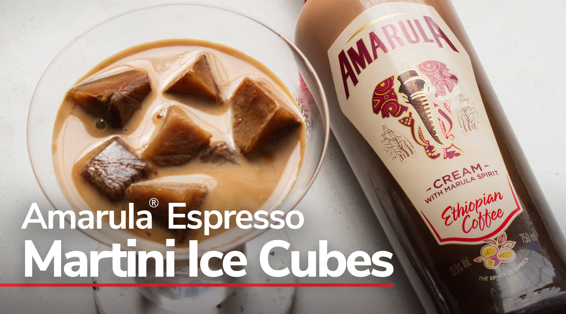 Amarula Espresso Martini Ice Cubes