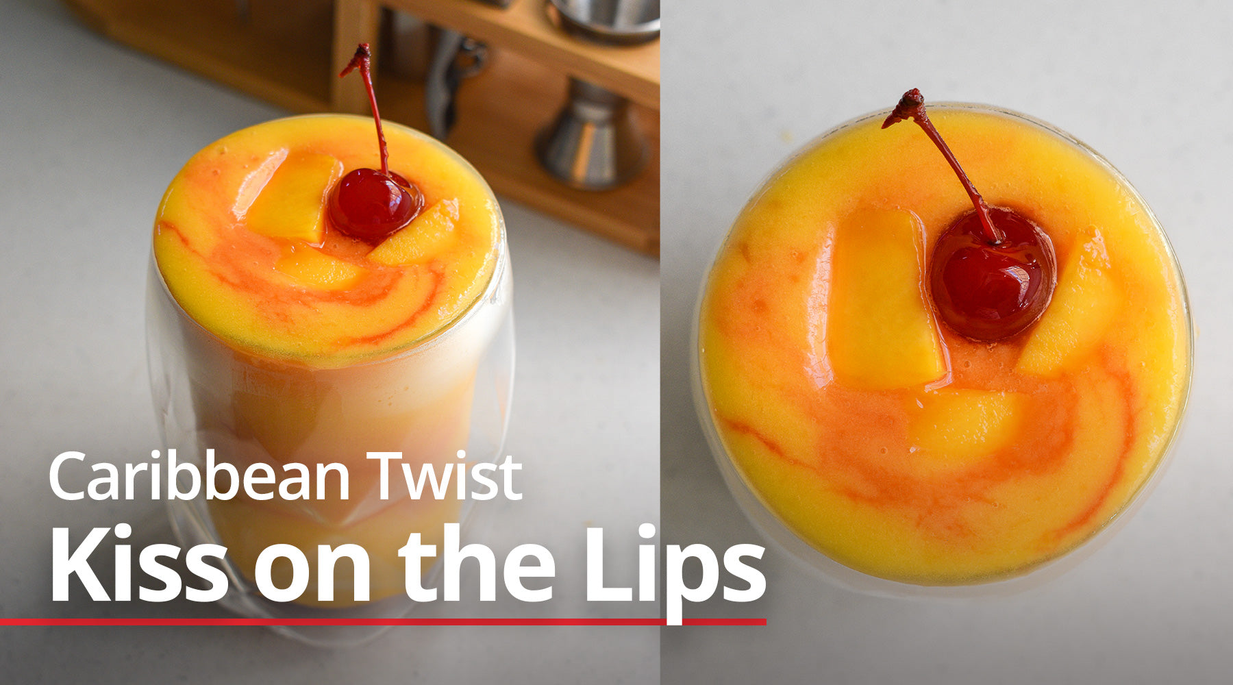 Caribbean Twist Kiss On The Lips