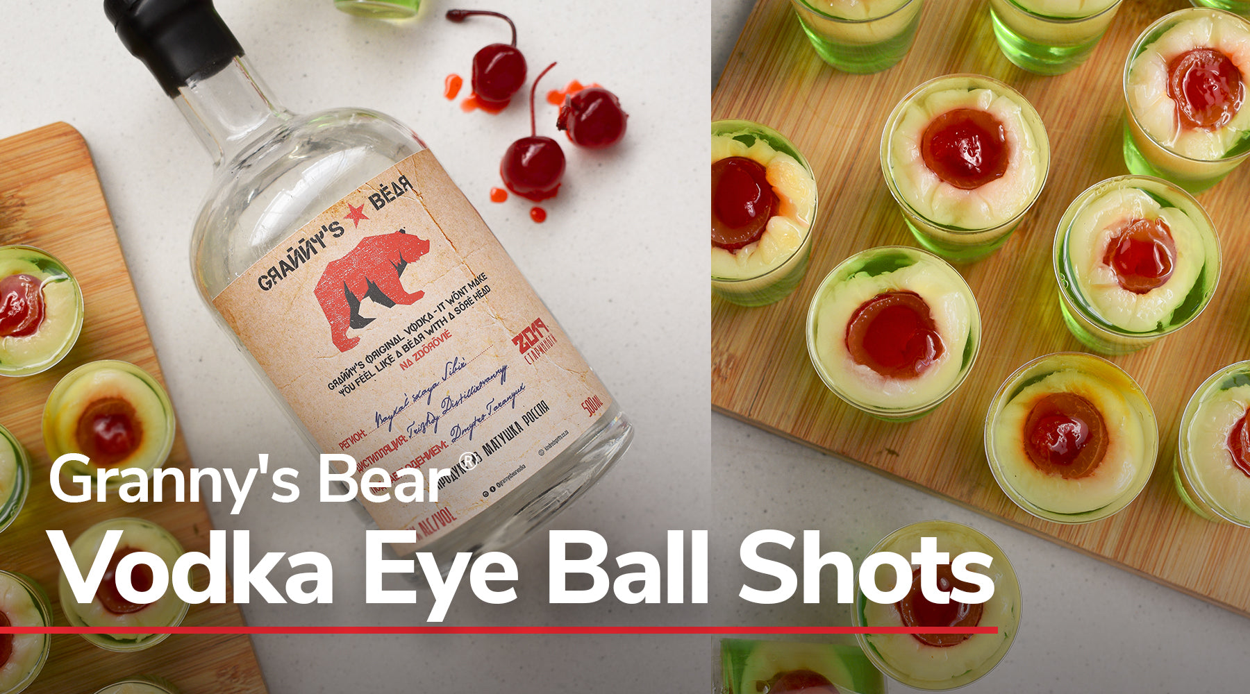 Granny's Bear Vodka Eyeball Shots