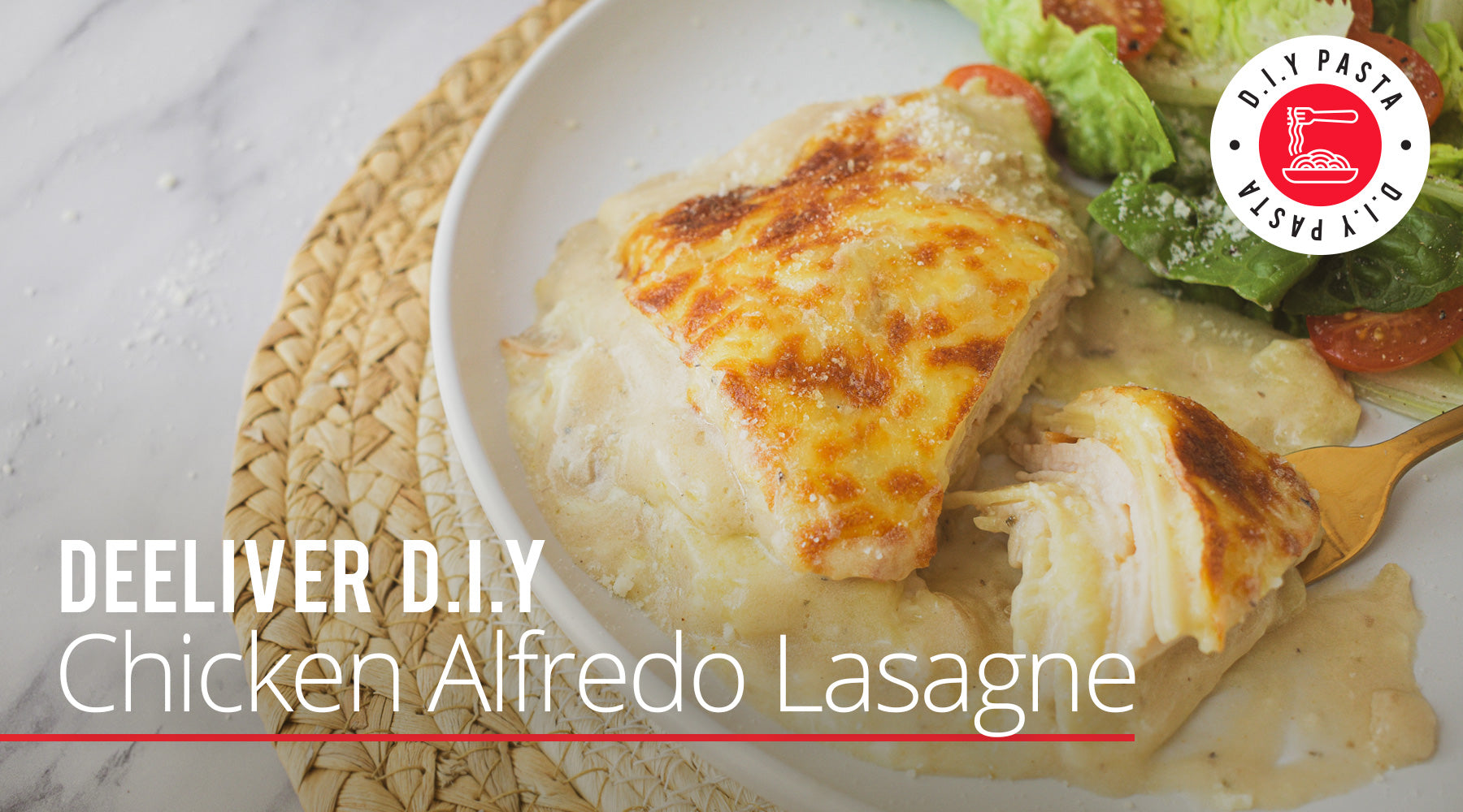 Deeliver Chicken Alfredo Lasagne