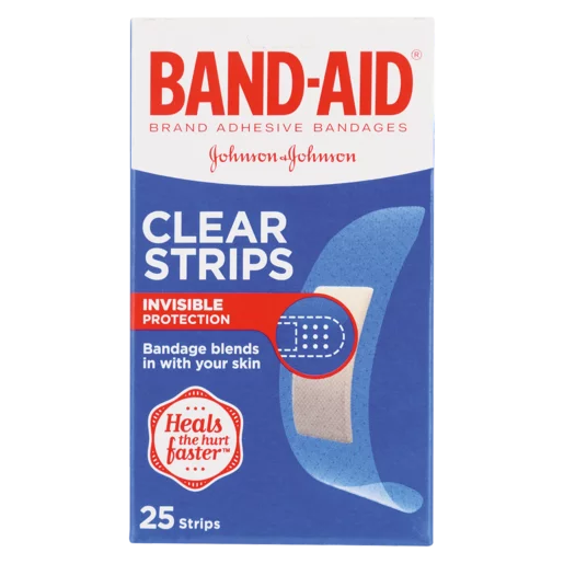 Band-Aid Clear Strips 25