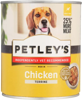 Petleys Dog Food - Chicken Terrine 775g