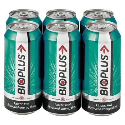 Bioplus Energy Drink Kinetic Kiwi 440ml 6 Pack