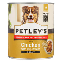 Petley's Dog Food - Chicken Veg & Gravy 775g
