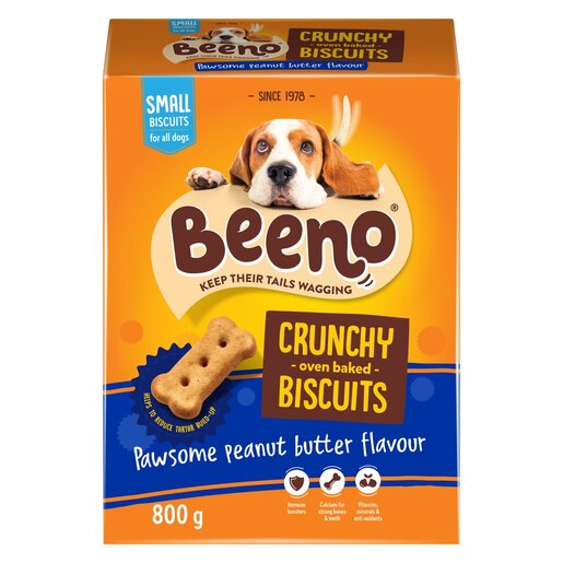 Beeno Dog Biscuits 800g - Peanut Butter