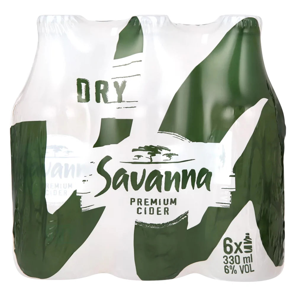 Savanna Dry 330ml Bottle 6 Pack