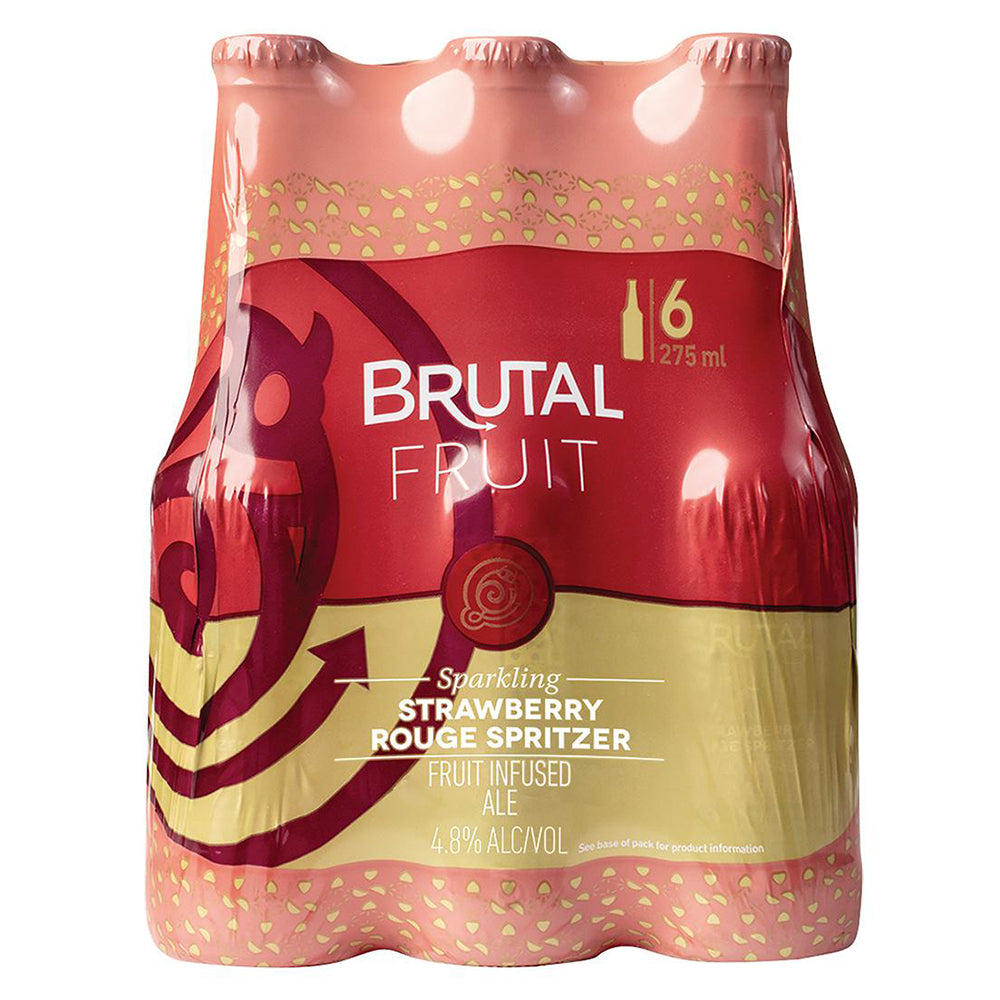 Brutal Fruit Sparkling Strawberry Rogue Spritzer 6 Pack