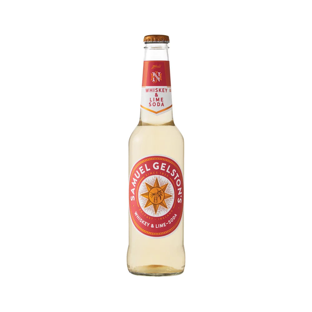 Gelston’s Whiskey Lime & Soda Premix 6 Pack