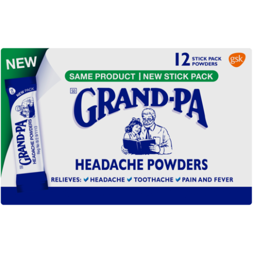 Grand-Pa Headache Powders Stick Pack 12