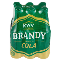 KWV Brandy & Cola 275ml Bottle 6 Pack