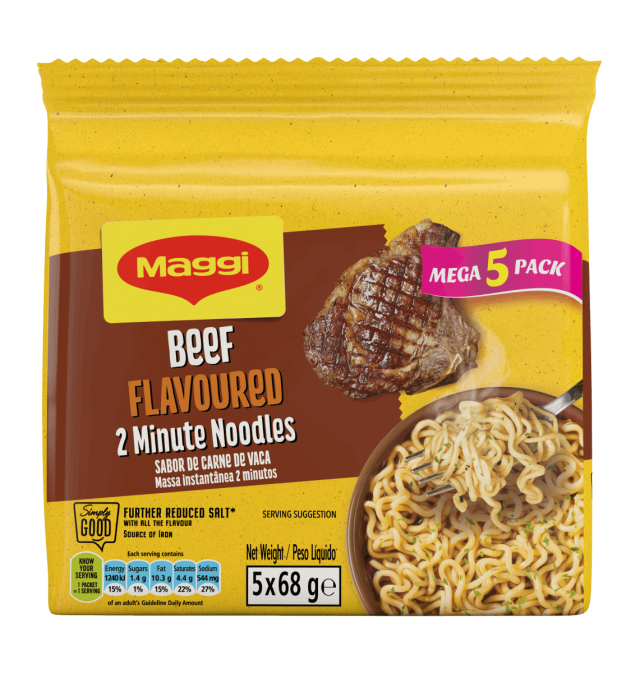 Maggi 2 Min Noodles Beef Mega Pack