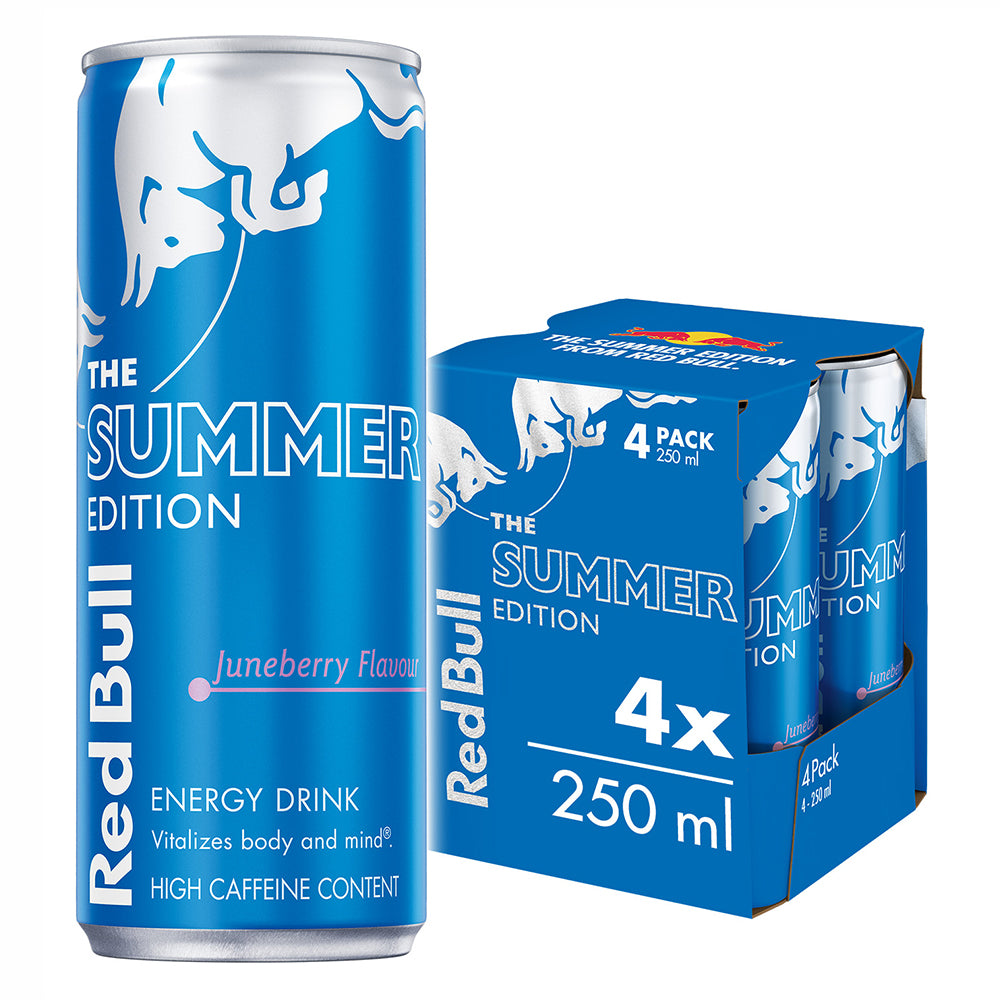 Buy Red Bull Energy Drink Summer Edition Juneberry 250ml (4 Pack) Online