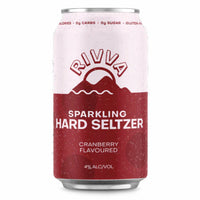 Buy Rivva Hard Seltzer 330ml Can 4 Pack - Cranberry Online