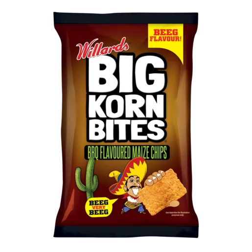 Willards Big Corn Bites Original BBQ 120g