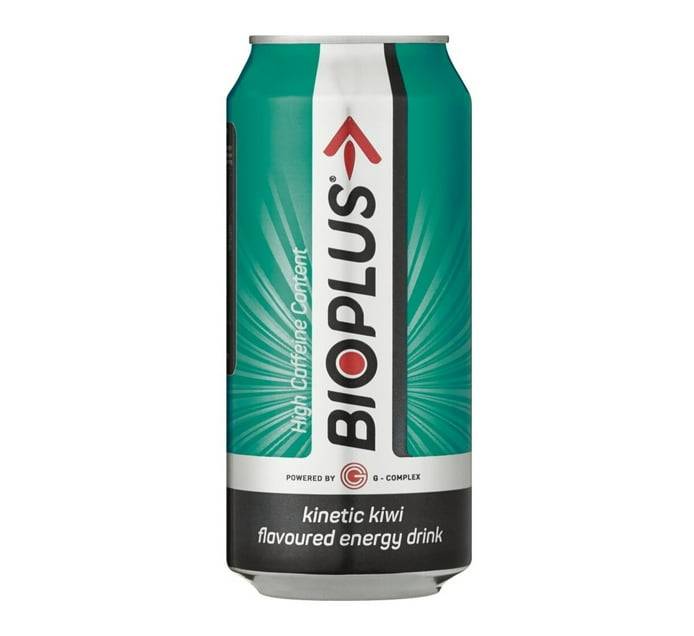 Bioplus Energy Drink Kinetic Kiwi 440ml Can