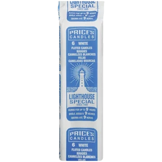 Price's Candles White - 6 Pack