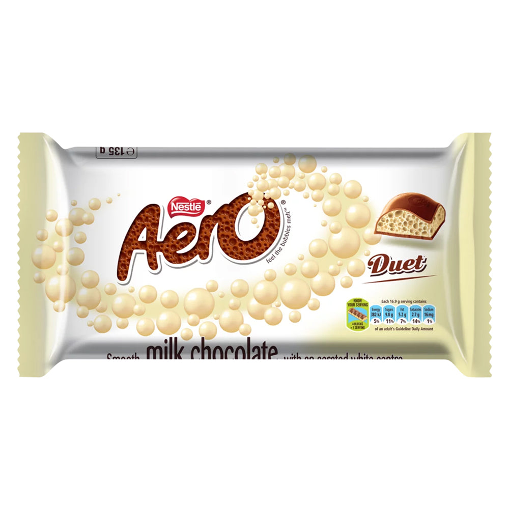 Buy Nestle Aero Jumbo Bar Duet 135g Online