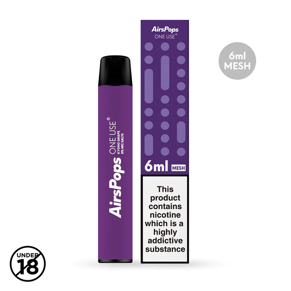 Buy Airspops One Use 6ml - Kyoho Grape 5% Online