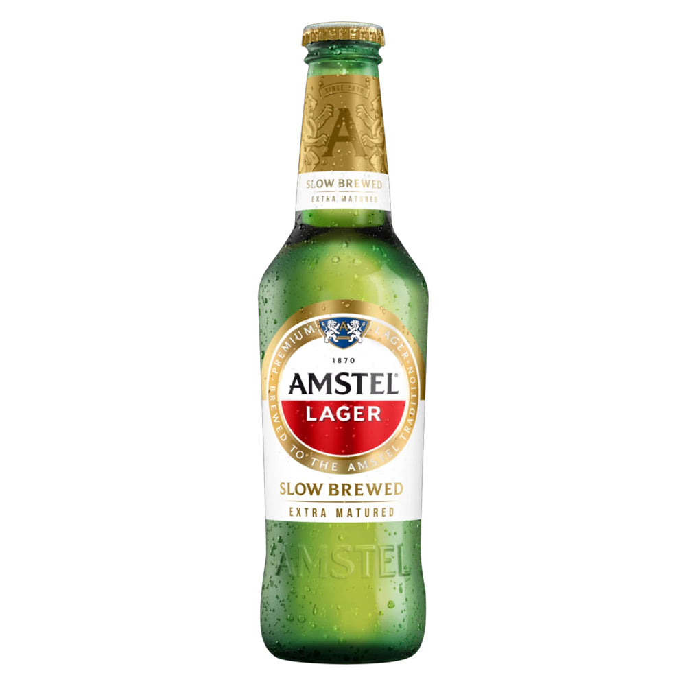 Buy Amstel Lager Beer 330ml Bottle 6 Pack Online
