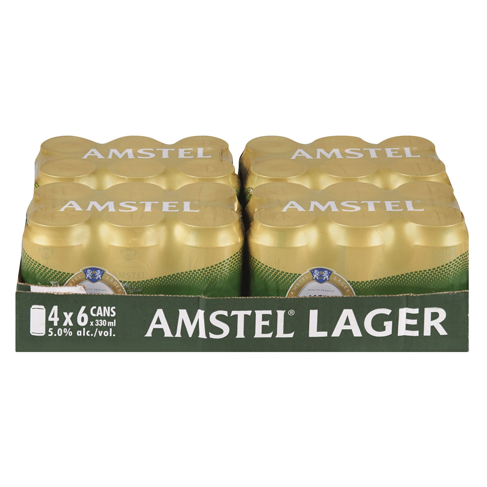 Buy Amstel Lager Beer 330ml Can - Case Online