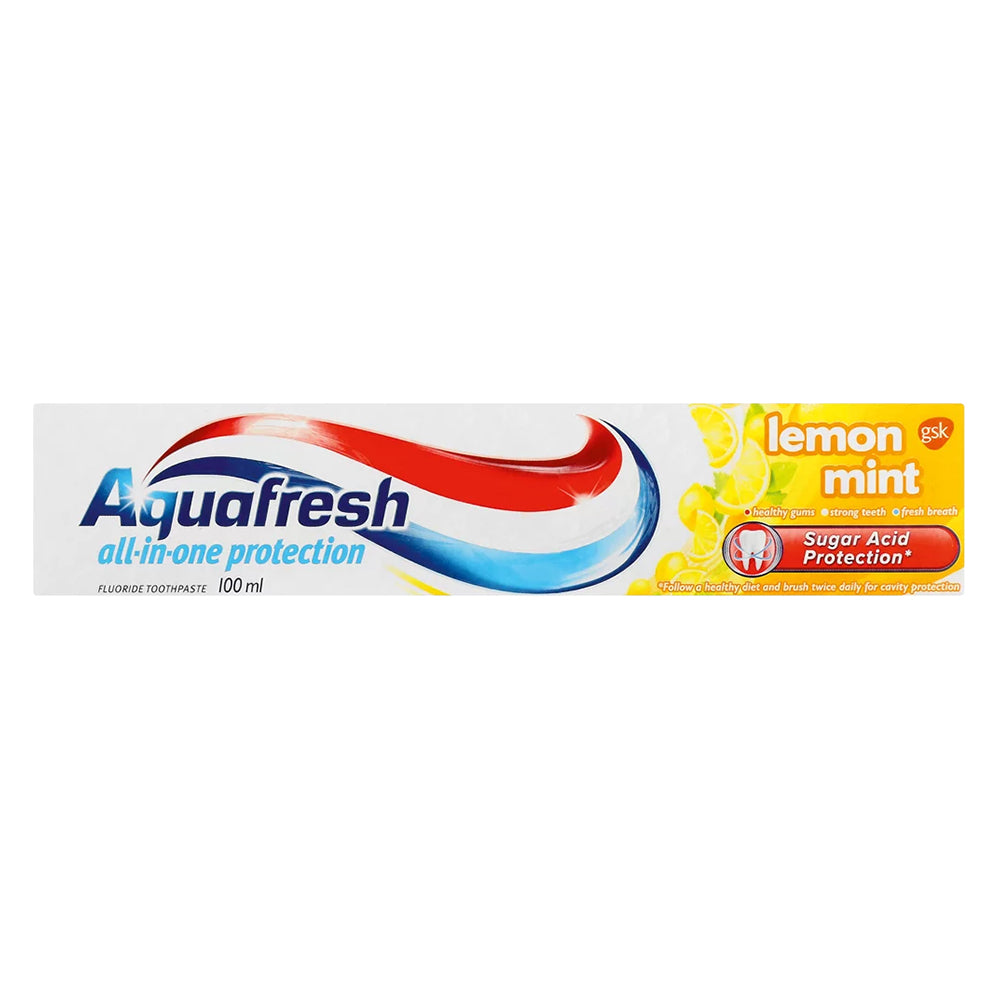 Buy Aquafresh Lemon & Mint Toothpaste 100ml Online